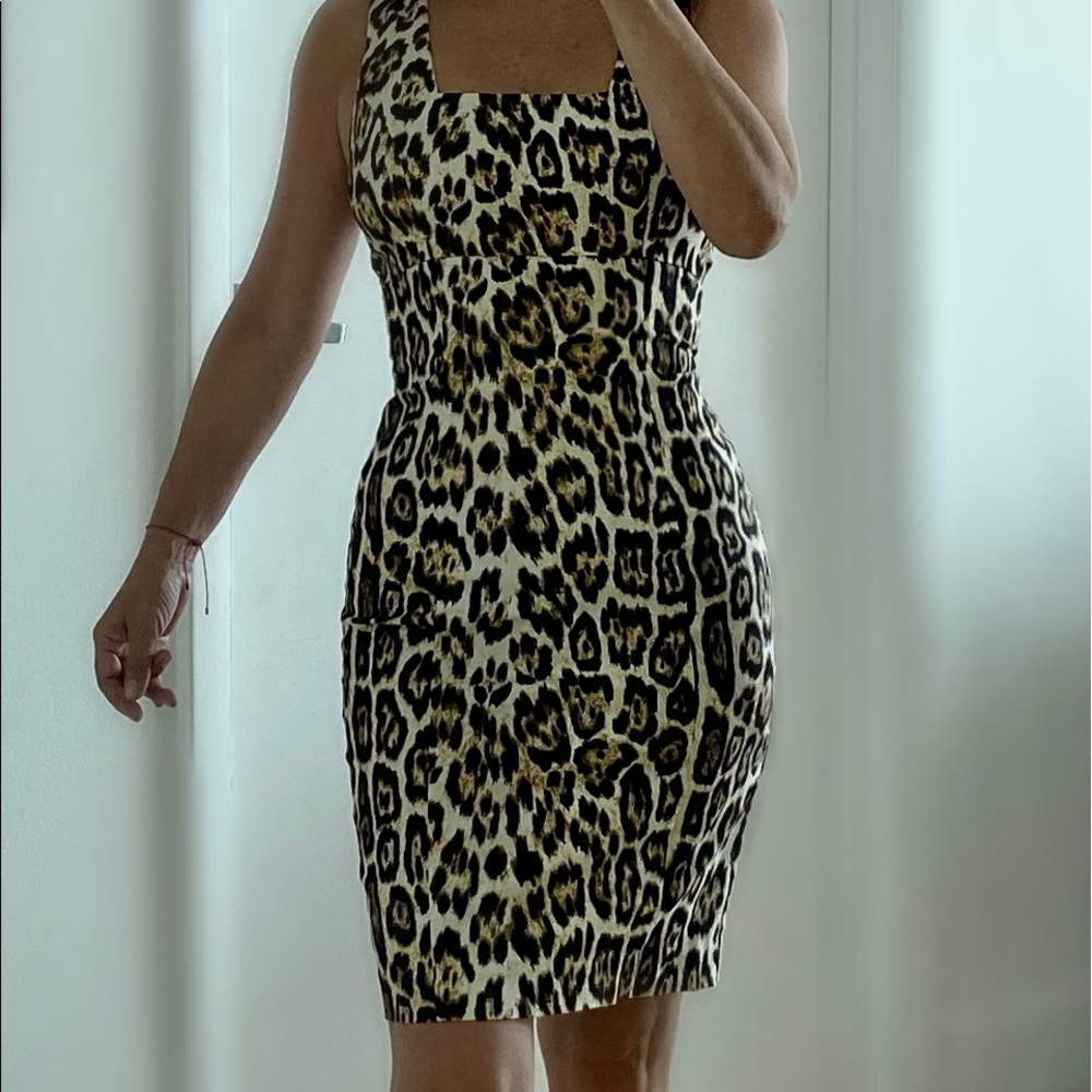 Alice + Olivia Animal Print Dress Size 2
